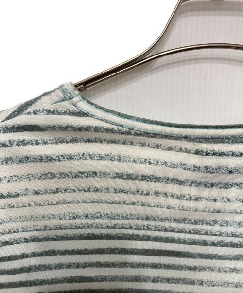 FACETASM（ファセッタズム）FACETASM (ファセッタズム) ボーダーTシャツ グリーン サイズ:Ⅿの古着・服飾アイテム