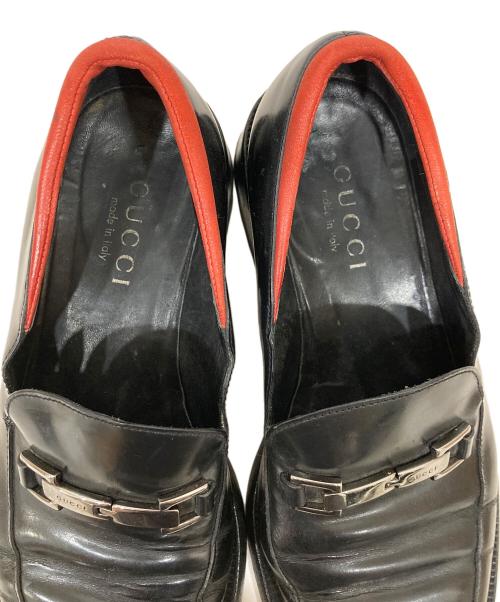 GUCCI（グッチ）GUCCI (グッチ) ビットローファー ブラック サイズ:SIZE 35 1/2の古着・服飾アイテム