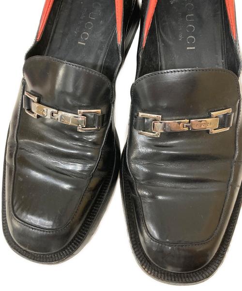 GUCCI（グッチ）GUCCI (グッチ) ビットローファー ブラック サイズ:SIZE 35 1/2の古着・服飾アイテム