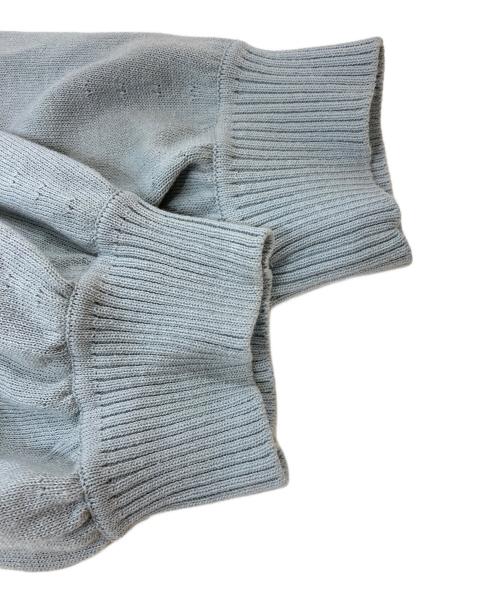 BLUE LABEL CRESTBRIDGE（ブルーレーベルクレストブリッジ）BLUE LABEL CRESTBRIDGE (ブルーレーベルクレストブリッジ) 半袖ニット グレー サイズ:SIZE 38の古着・服飾アイテム