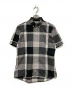 BLACK LABEL CRESTBRIDGEブラックレーベル クレストブリッジ）の古着「半袖シャツ」｜ブラック