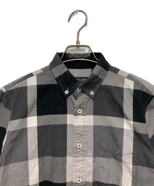 BLACK LABEL CRESTBRIDGE（ブラックレーベル クレストブリッジ）BLACK LABEL CRESTBRIDGE (ブラックレーベル クレストブリッジ) 半袖シャツ ブラック サイズ:SIZE 2の古着・服飾アイテム