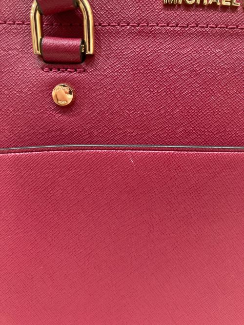 MICHAEL KORS（マイケル・コース）MICHAEL KORS (マイケルコース) 2WAYショルダーバッグ ピンクの古着・服飾アイテム