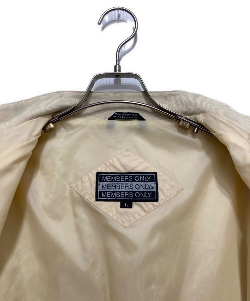 MEMBERS ONLY（メンバーズオンリー）MEMBERS ONLY (メンバーズオンリー) ジップアップジャケット イエロー サイズ:Lの古着・服飾アイテム