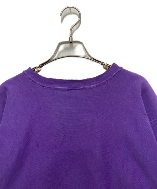 Champion REVERSE WEAVE（チャンピオン リバース ウィーブ）Champion REVERSE WEAVE (チャンピオン リバース ウィーブ) カレッジロゴスウェット パープル サイズ:XXLの古着・服飾アイテム