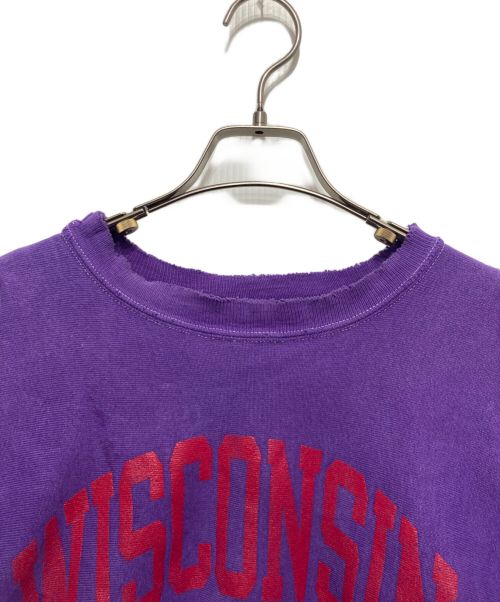 Champion REVERSE WEAVE（チャンピオン リバース ウィーブ）Champion REVERSE WEAVE (チャンピオン リバース ウィーブ) カレッジロゴスウェット パープル サイズ:XXLの古着・服飾アイテム