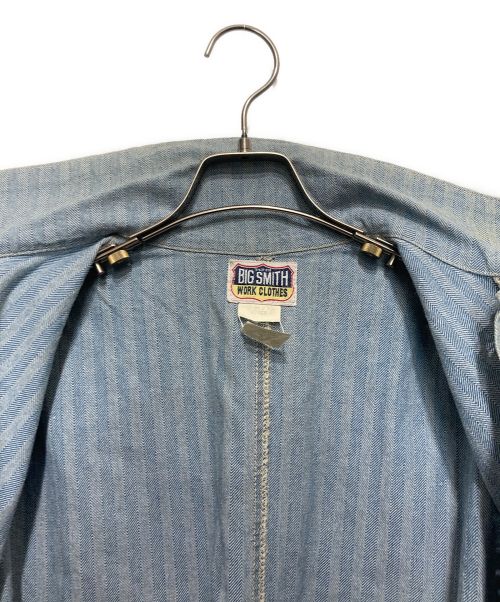 BIG SMITH（ビッグスミス）BIG SMITH (ビッグスミス) ヘリンボーンカバーオール インディゴ サイズ:XLの古着・服飾アイテム