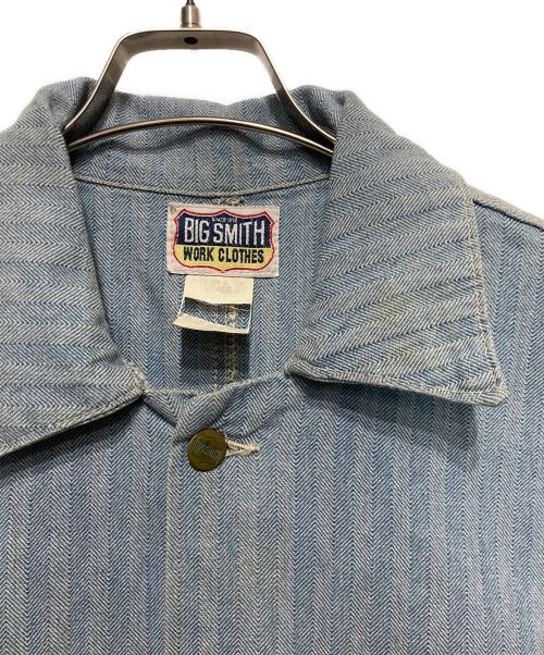 BIG SMITH（ビッグスミス）BIG SMITH (ビッグスミス) ヘリンボーンカバーオール インディゴ サイズ:XLの古着・服飾アイテム
