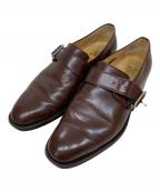 Burberry'sバーバリー）の古着「モンクストラップシューズ」｜ブラウン