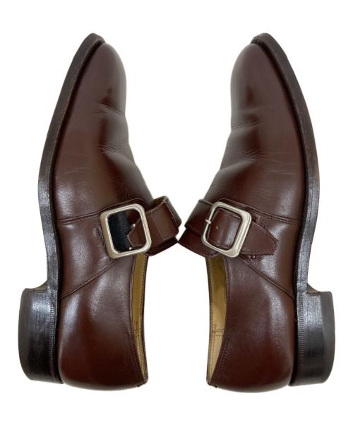 Burberry's（バーバリー）Burberry's (バーバリーズ) モンクストラップシューズ ブラウン サイズ:24の古着・服飾アイテム