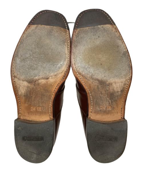 Burberry's（バーバリー）Burberry's (バーバリーズ) モンクストラップシューズ ブラウン サイズ:24の古着・服飾アイテム