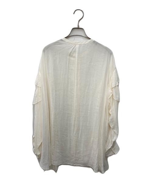 Noble（ノーブル）Noble (ノーブル) ラッフルエアリーブラウス ホワイト サイズ:なしの古着・服飾アイテム