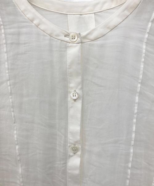 Noble（ノーブル）Noble (ノーブル) ラッフルエアリーブラウス ホワイト サイズ:なしの古着・服飾アイテム