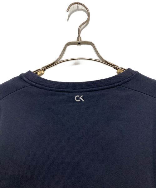 Calvin Klein（カルバンクライン）Calvin Klein (カルバンクライン) クルーネックスウェット ネイビー サイズ:XLの古着・服飾アイテム