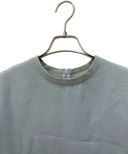 icB（アイシービー）icB (アイシービー) FluidBackSatin Tブラウス グリーン サイズ:SIZE 0の古着・服飾アイテム