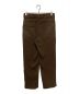 CULLNI (クルニ) BELTED TAPERED SLACKS ブラウン サイズ:S：4000円