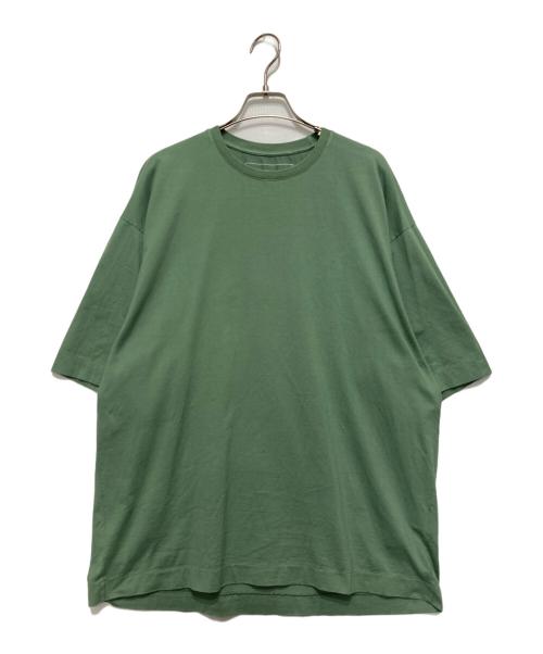 TOMORROW LAND（トゥモローランド）TOMORROW LAND (トゥモローランド) ヘビーピューリティー ショートスリーブクルーネックプルオーバー グリーン サイズ:Mの古着・服飾アイテム