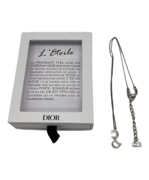 Dior（ディオール）DIOR (ディオール) CD ネックレス シルバーの古着・服飾アイテム