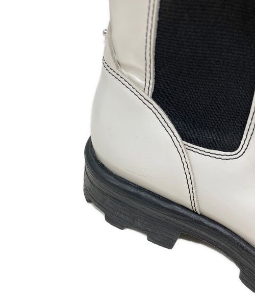 DIESEL（ディーゼル）DIESEL (ディーゼル) D-HAMMER CH W サイドゴアブーツ ホワイト サイズ:23㎝の古着・服飾アイテム