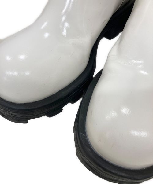 DIESEL（ディーゼル）DIESEL (ディーゼル) D-HAMMER CH W サイドゴアブーツ ホワイト サイズ:23㎝の古着・服飾アイテム