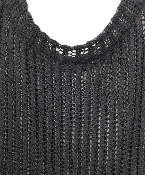 Spick and Span（スピック＆スパン）Spick and Span (スピックアンドスパン) メッシュニットワンピース ブラック サイズ:なしの古着・服飾アイテム