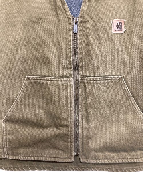 CarHartt（カーハート）CarHartt (カーハート) ダックベスト カーキ サイズ:2XLの古着・服飾アイテム