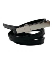 GUCCI（グッチ）の古着「ナローベルト」｜ブラック