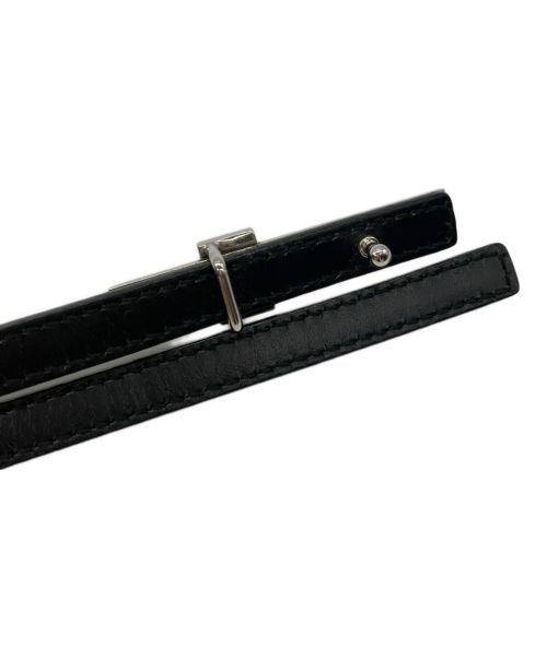 GUCCI（グッチ）GUCCI (グッチ) ナローベルト ブラックの古着・服飾アイテム