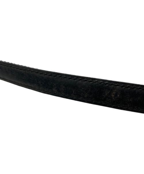 GUCCI（グッチ）GUCCI (グッチ) ハラコベルト ブラックの古着・服飾アイテム