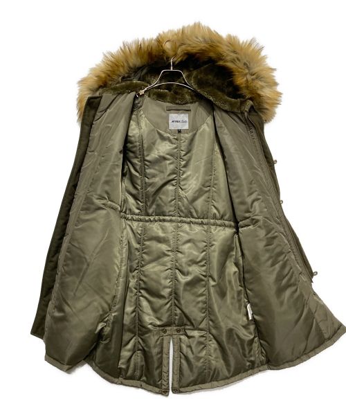 AVIREX Belle（アヴィレックス ベル）AVIREX Belle (アヴィレックス ベル) モッズコート オリーブ サイズ:Mの古着・服飾アイテム