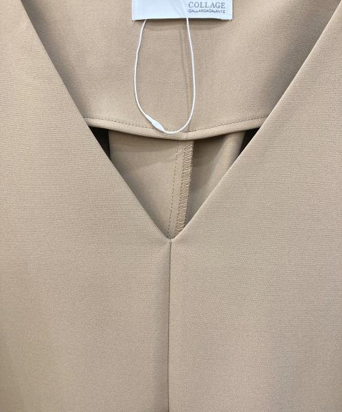 COLLAGE（コラージュ）COLLAGE (コラージュ) ワンピース ベージュ サイズ:Freeの古着・服飾アイテム