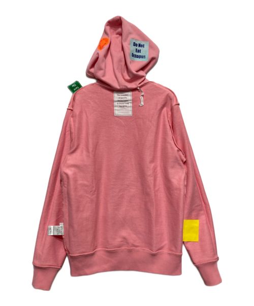 HELMUT LANG（ヘルムートラング）HELMUT LANG (ヘルムートラング) リバーシブルプルオーバーパーカー ピンク サイズ:Sの古着・服飾アイテム