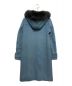 green label relaxing (グリーンレーベルリラクシング) ファーフードダッフル風 3WAYコート ブルー サイズ:SIZE36：3500円