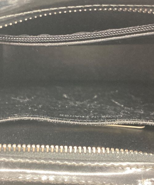 CHANEL（シャネル）CHANEL (シャネル) ココマークパテントチェーンショルダーバッグ ブラックの古着・服飾アイテム