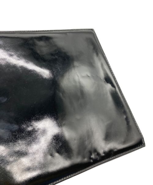 CHANEL（シャネル）CHANEL (シャネル) ココマークパテントチェーンショルダーバッグ ブラックの古着・服飾アイテム