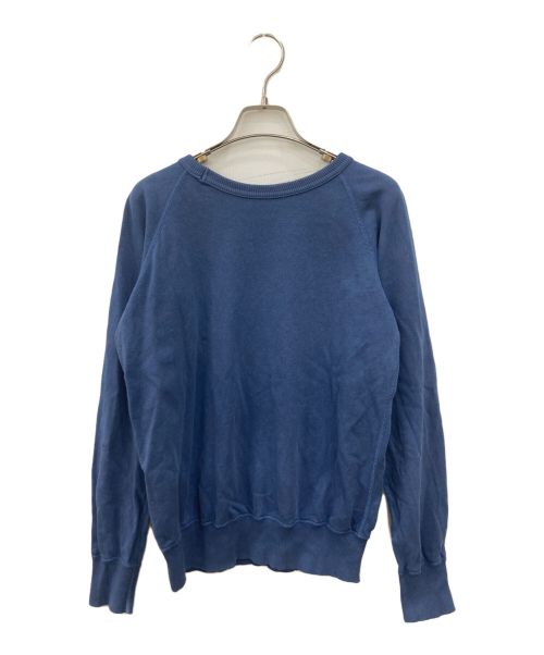 MIXTA（ミクスタ）MIXTA (ミクスタ) Print Crew Neck Sweat　プリントクルーネックスウェット ネイビー サイズ:Sの古着・服飾アイテム