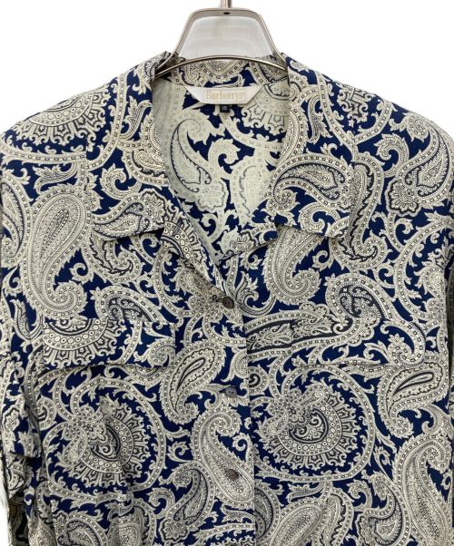 Burberry's（バーバリーズ）Burberry's (バーバリーズ) 総柄シャツ ネイビー サイズ:SIZE15の古着・服飾アイテム