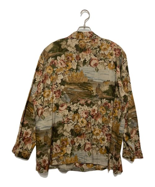 Burberry's（バーバリーズ）Burberry's (バーバリーズ) 総柄シャツ ブラウン サイズ:SIZE15の古着・服飾アイテム