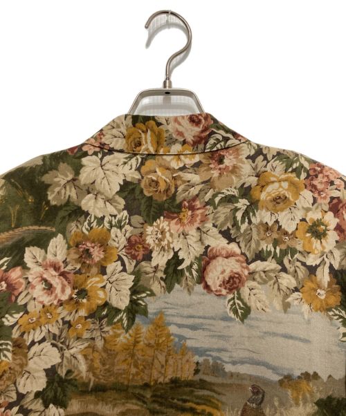 Burberry's（バーバリーズ）Burberry's (バーバリーズ) 総柄シャツ ブラウン サイズ:SIZE15の古着・服飾アイテム