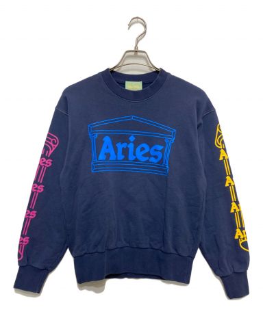 中古・古着通販】ARIES (アリーズ) Column Sweatshirt ネイビー サイズ