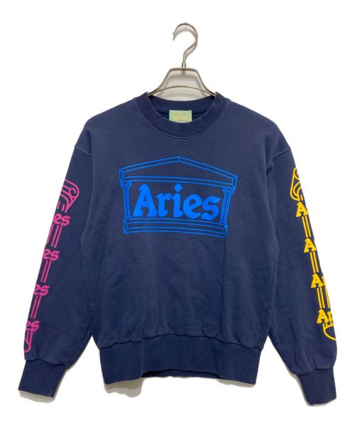 ARIES（アリーズ）ARIES (アリーズ) Column Sweatshirt ネイビー サイズ:XSの古着・服飾アイテム