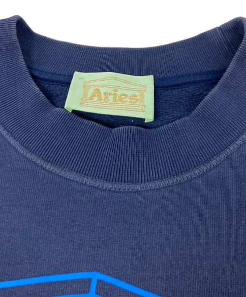ARIES（アリーズ）ARIES (アリーズ) Column Sweatshirt ネイビー サイズ:XSの古着・服飾アイテム