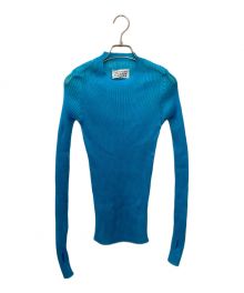 Maison Margiela（メゾンマルジェラ）の古着「ラメシアーリブカットソー」｜ブルー