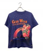 GCDSジーシーディーエス）の古着「プリントTシャツ」｜ネイビー