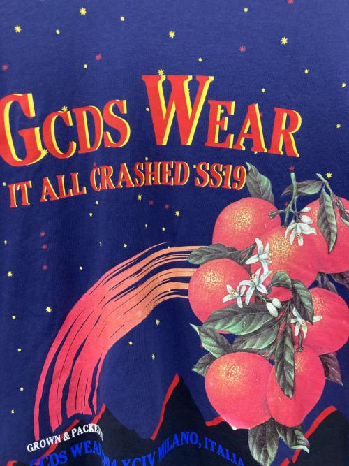 GCDS（ジーシーディーエス）GCDS (ジーシーディーエス) プリントTシャツ ネイビー サイズ:不明の古着・服飾アイテム
