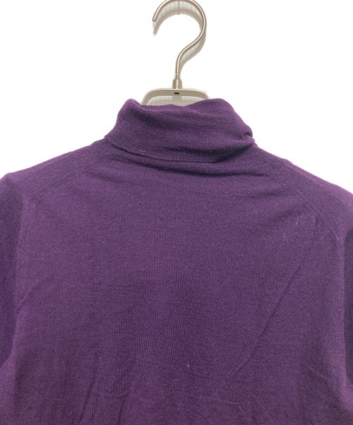ALEXANDER McQUEEN（アレキサンダーマックイーン）ALEXANDER McQUEEN (アレキサンダーマックイーン) カシミヤニット パープル サイズ:不明の古着・服飾アイテム