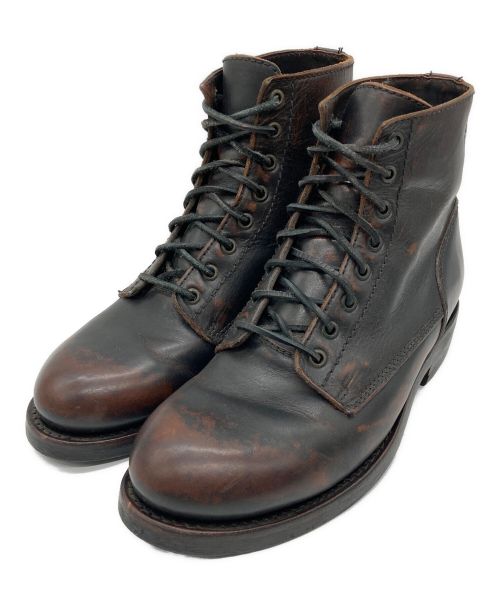 BUTTERO（ブッテロ）BUTTERO (ブッテロ) T-BONE レースアップブーツ ブラウン サイズ:SIZE40の古着・服飾アイテム