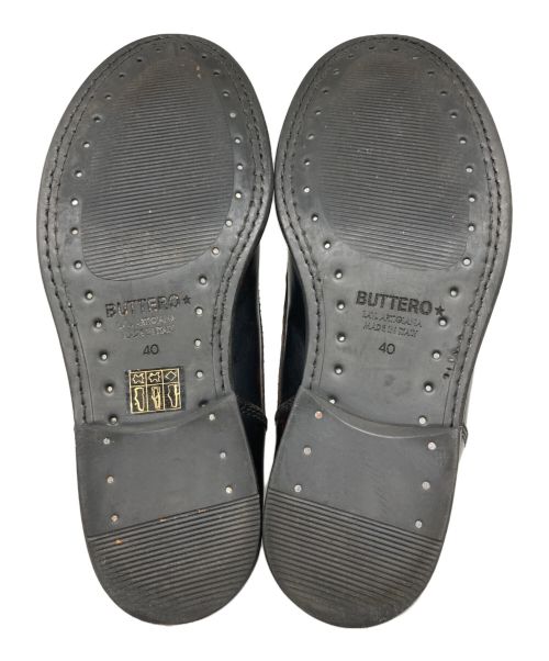 BUTTERO（ブッテロ）BUTTERO (ブッテロ) T-BONE レースアップブーツ ブラウン サイズ:SIZE40の古着・服飾アイテム