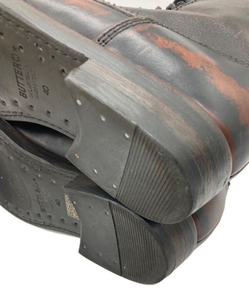 BUTTERO（ブッテロ）BUTTERO (ブッテロ) T-BONE レースアップブーツ ブラウン サイズ:SIZE40の古着・服飾アイテム