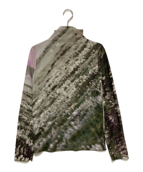 AMeLIE（アメリ）AMeLIE (アメリ) CAMILA SHEER CUT TOP　カミラ シアーカットトップ グリーン サイズ:FREEの古着・服飾アイテム